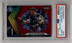 Adley Rutschman 2022 Bowman Chrome Scouts Top 100 Red Refractors #BTP1 3/5 PSA 10 Gem Mint