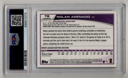 Nolan Arenado 2013 Topps Chrome X-Fractors #78 PSA 10 Gem Mint