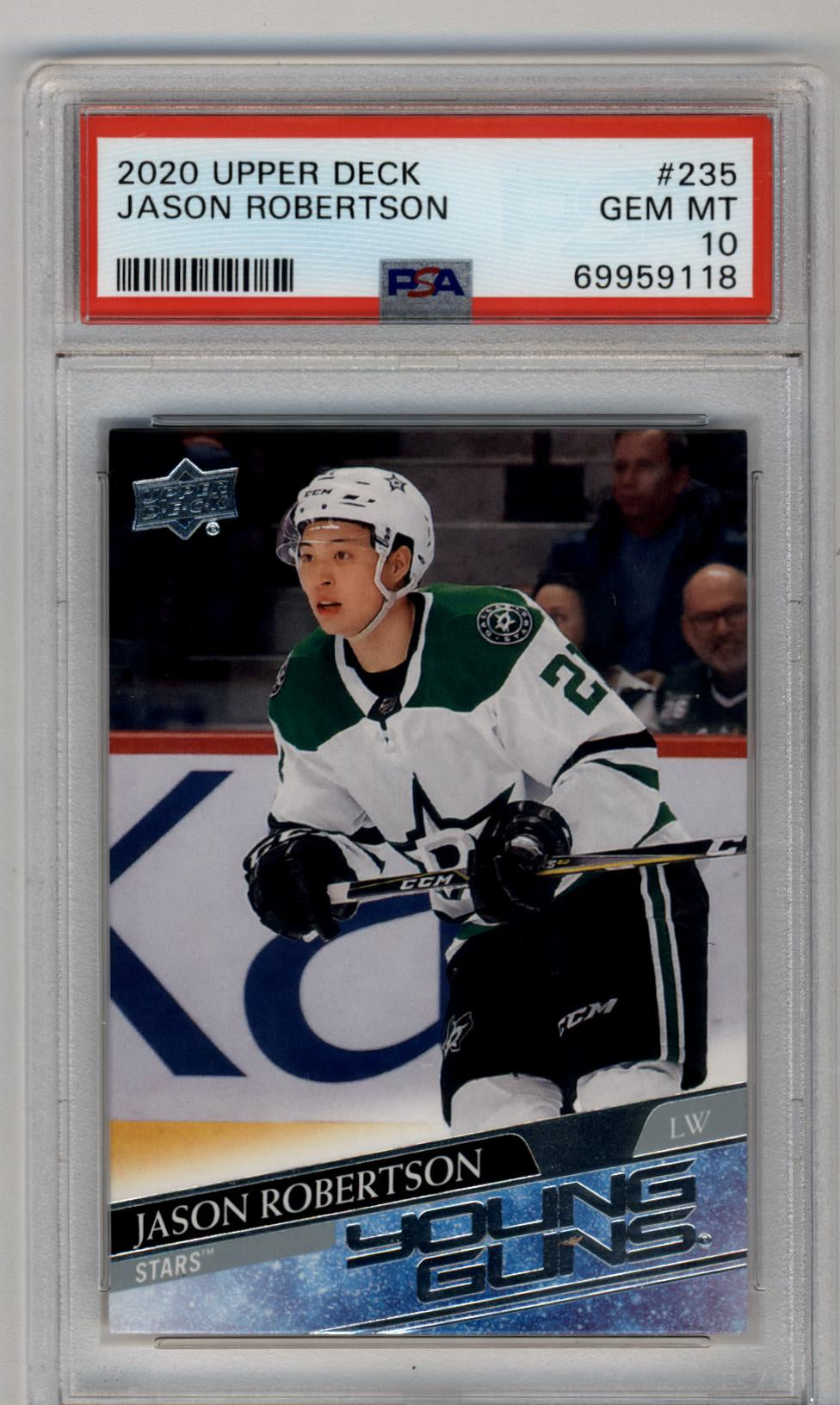 Jason Robertson 2020 Upper Deck Rookie #235 PSA 10 Gem Mint 9118