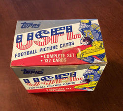 1985 Topps USFL Football Factory Set