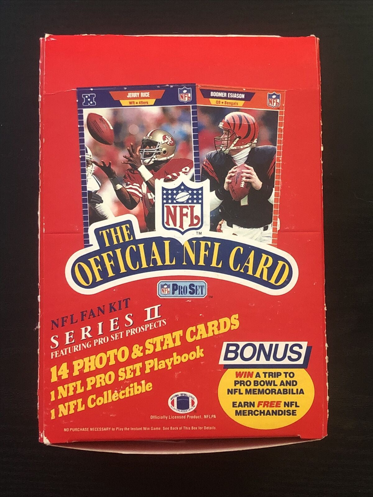 1989 Pro Set Football Series 2 Box