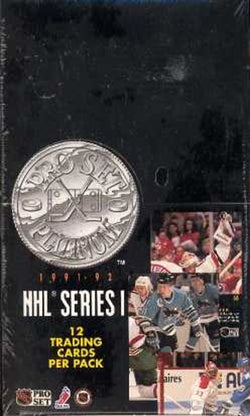 1991-92 Pro Set Platinum Hockey Series I Box