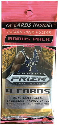 2019-20 Panini Prizm Draft Picks Collegiate Basketball Cello Pack