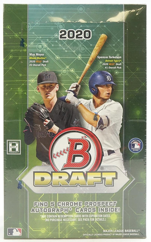 2020 Bowman Draft Baseball Super Jumbo Hobby Box