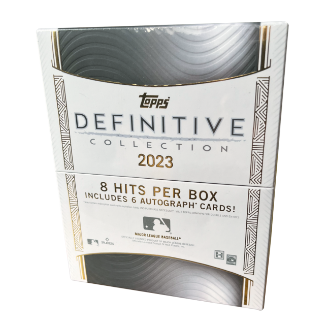 2023 Topps Definitive Baseball Hobby Box - 3 Box Case