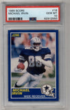 Michael Irvin 1989 Score #18 PSA 10 Gem Mint 2550