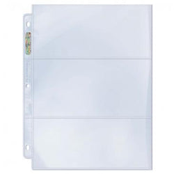 ULTRA PRO PLATINUM 3 POCKET HORIZONTAL PAGES BOX (100)