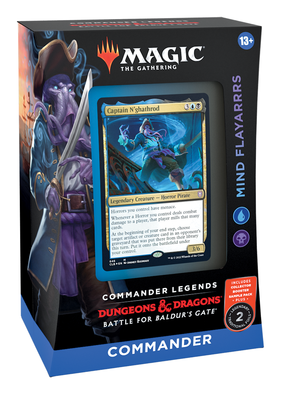 Magic The Gathering: Commander Legends Battle For Baldur's Gate Commander Deck - Mind Flayarrrs