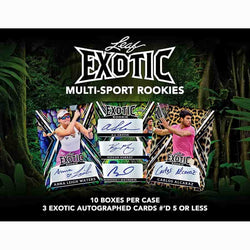 2023 Leaf Exotic Multi-Sport Rookies Hobby Box