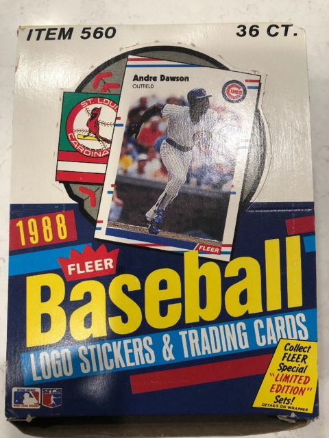 1988 Fleer Baseball Wax Box