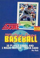 1989 Score Baseball Wax Box