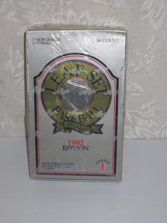 1992 Leaf Baseball Series 1 Wax Box