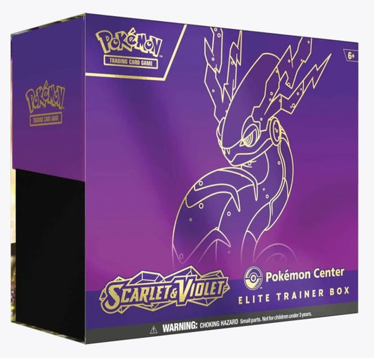 Pokemon Scarlet and Violet Pokemon Center Elite Trainer Box (Miraidon)